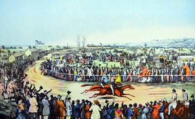 Peytona and Fashion. In their Great Match for $20,000 by N. and Ives, J.M. Currier